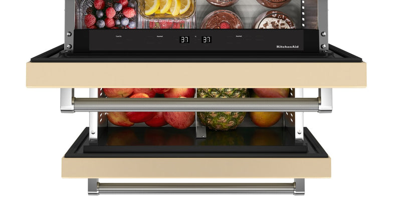 Réfrigérateur-tiroir KitchenAid de 4,3 pi³ et de 24 po sous le comptoir à tiroirs - panneau personnalisable - KUDR204KPA
