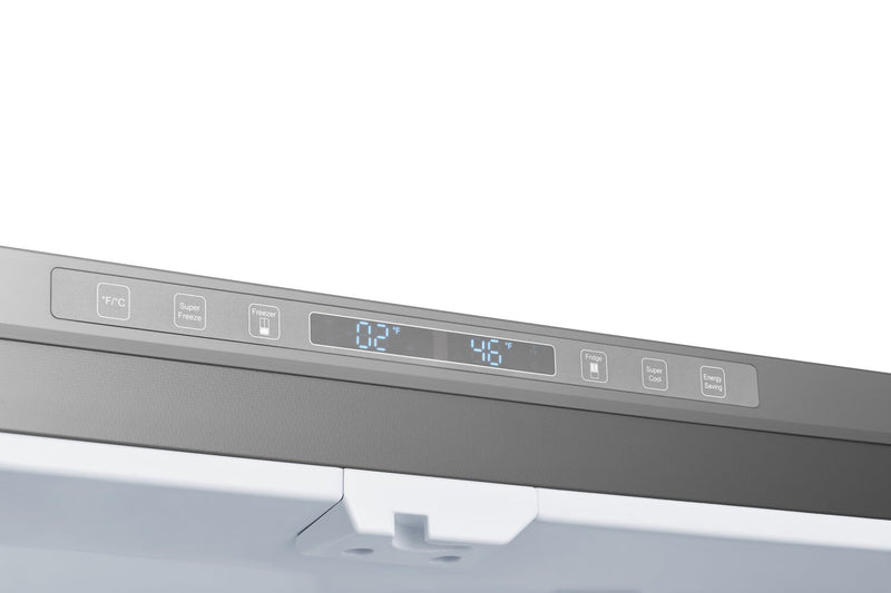 Réfrigérateur Hisense de 20,8 pi³ et de 29,9 po à portes françaises - acier inoxydable - RF210N6ASE