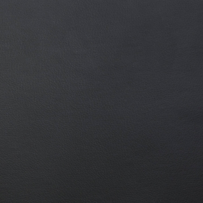 Tabouret Cole de hauteur comptoir en tissu de cuir végétalien et en métal - noir