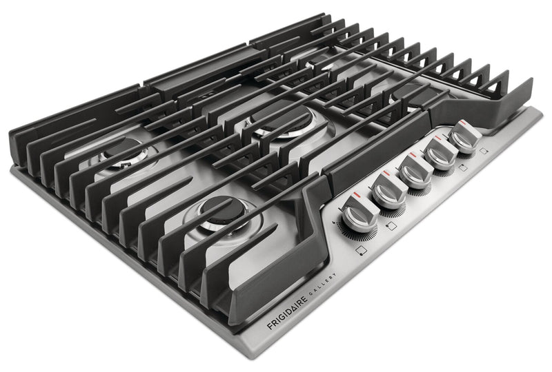 Surface de cuisson à gaz Frigidaire Gallery de 30 po à 5 éléments - acier inoxydable - GCCG3048AS