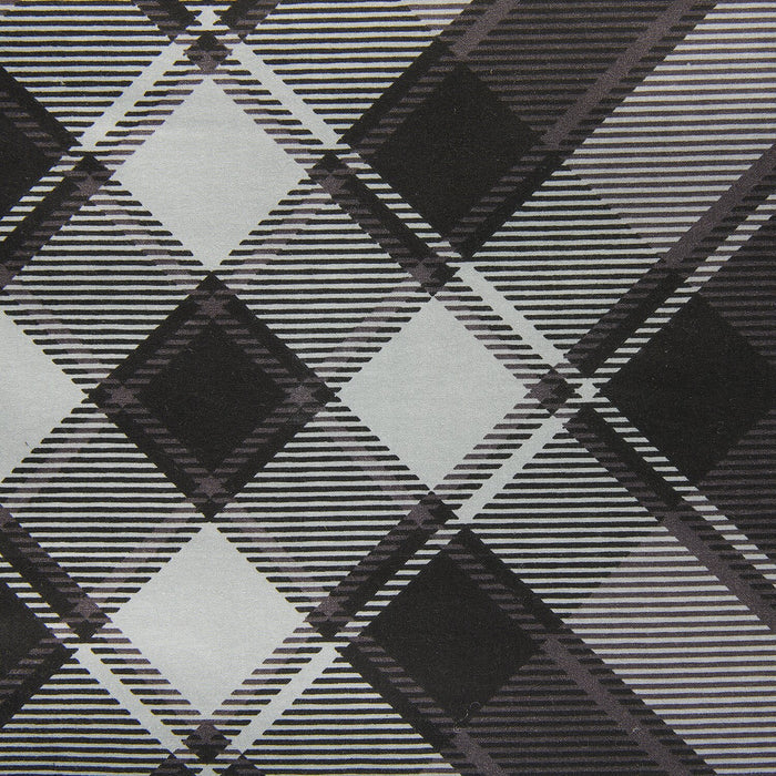 Ensemble d'édredon William 3 pièces pour lit simple - gris