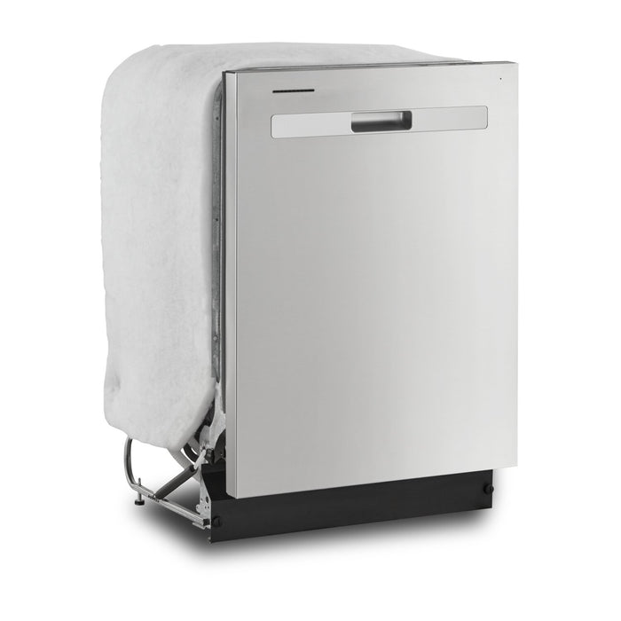 Lave-vaisselle encastré Whirlpool de 24 po et de 55 dBA avec commandes sur le dessus - acier inoxydable résistant aux traces de doigts - WDP540HAMZ