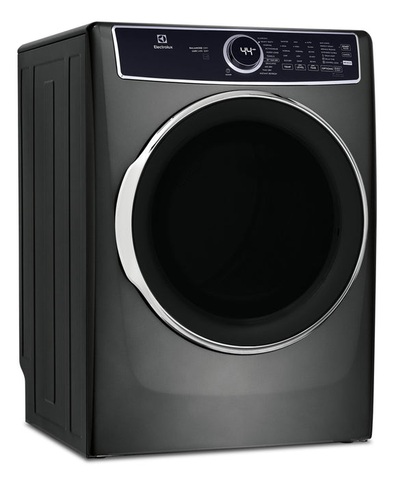 Sécheuse électrique Electrolux de 8 pi³ avec vapeur - titane - superposable - ELFE763CAT