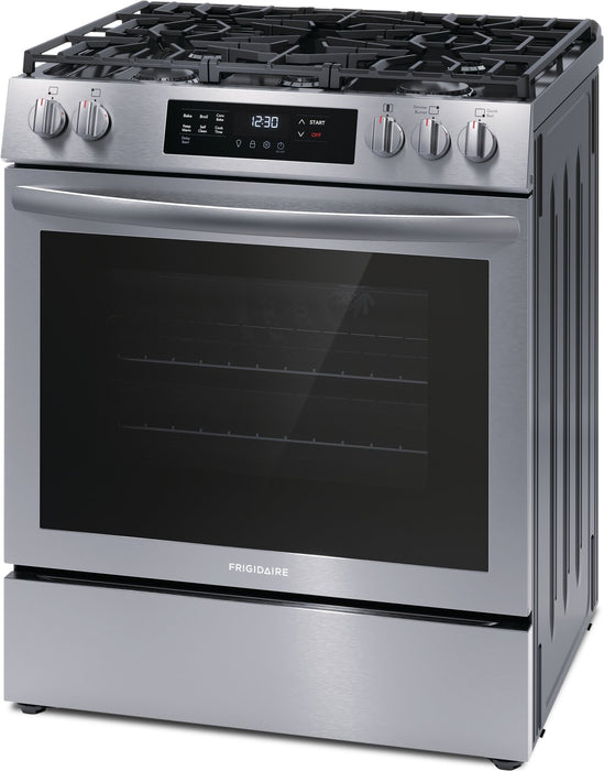 Cuisinière à gaz Frigidaire de 5,1 pi³ avec préchauffage rapide et cuisson par convection - acier inoxydable - FCFG3083AS