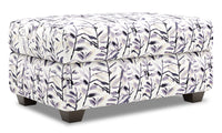  Pouf de rangement The Trunk de Sofa Lab de 39 po fabriqué au Canada en tissu - Pebble multicolore 