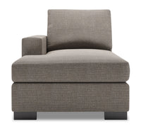  Fauteuil long de droite Track de la collection Sofa Lab - Luna Smoke 
