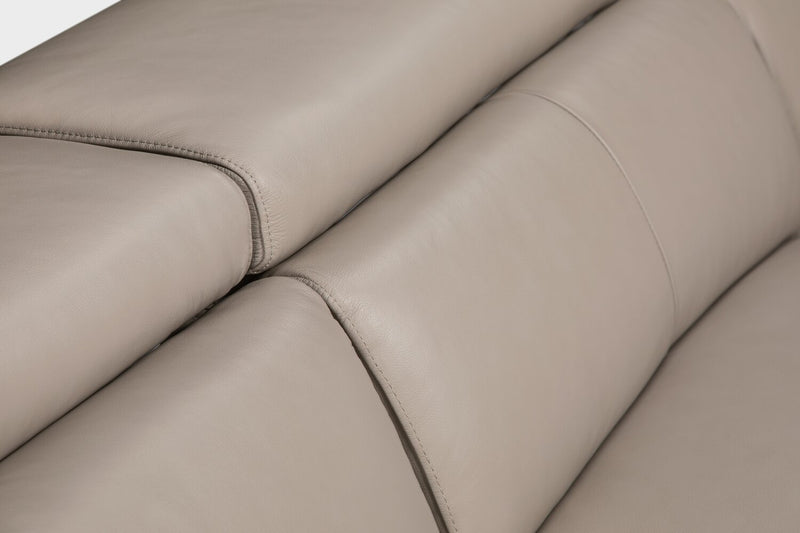Sofa sectionnel à inclinaison électrique Modella 5 pièces - taupe 