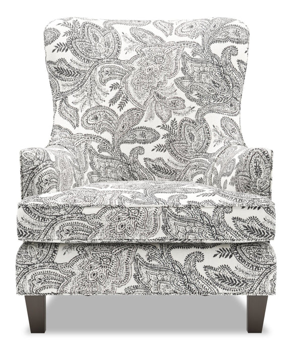 Fauteuil d’appoint à oreilles Sofa Lab personnalisable de 32 po fabriqué au Canada en tissu - Dalmatian multicolore