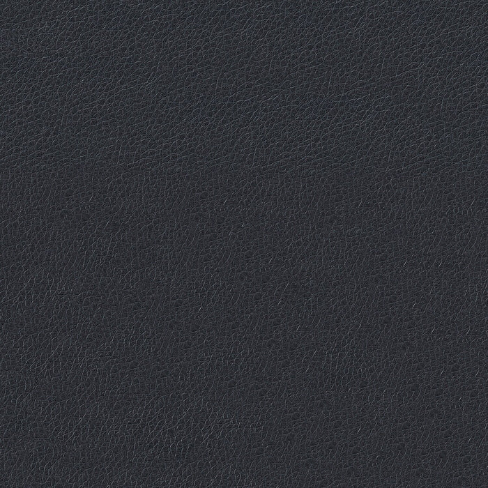 Chaise de salle à manger Eliot en tissu de cuir végétalien et en métal - noire