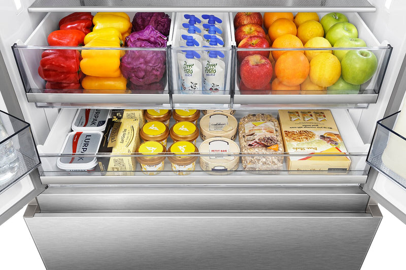 Réfrigérateur Hisense de 22,4 pi³ et de 36 po à portes françaises - acier inoxydable - RF225C3CSEI