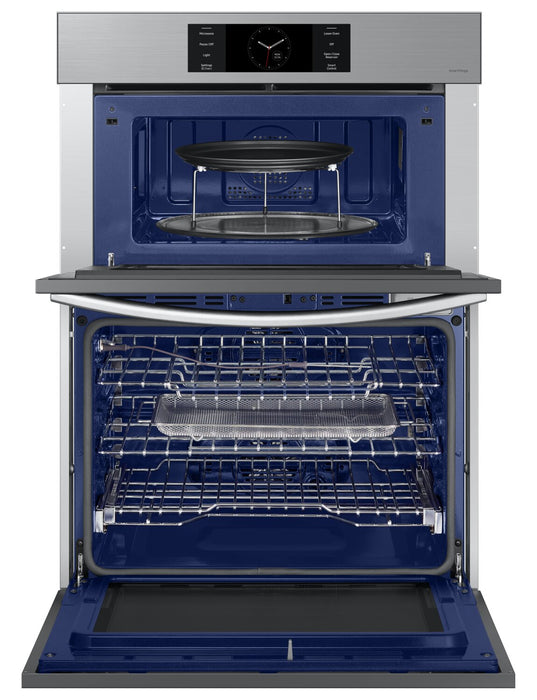 Four à micro-ondes combiné avec four mural électrique Samsung de 7 pi³ et de 30 po - acier inoxydable - NQ70CG700DSRAA