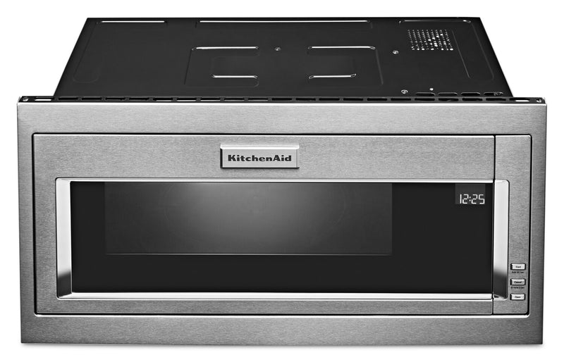 Four à micro-ondes encastré KitchenAid de 1,1 pi3 avec cuisson à 900 W - acier inoxydable - YKMBT5011KS