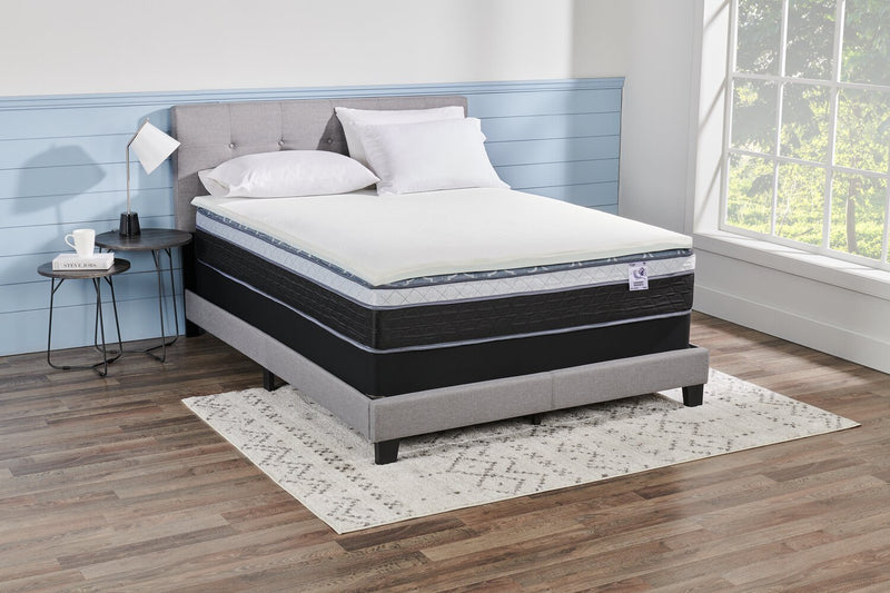 Surmatelas luxueux ferme Silver de Springwall 2 po pour grand lit