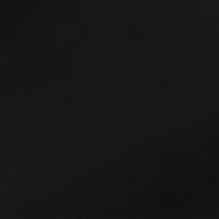 Chaise de salle à manger Ross en tissu d’apparence velours et en métal - noire