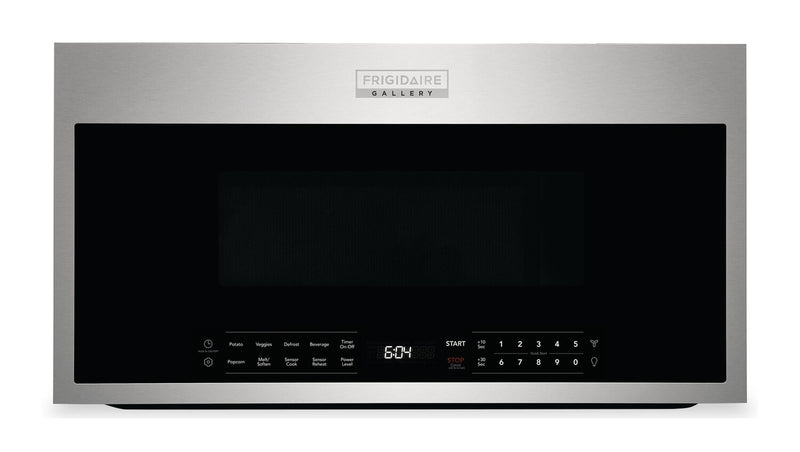 Four à micro-ondes à hotte intégrée Frigidaire Gallery de 1,9 pi³ avec cuisson par capteur et intérieur Effortless CleanMC - acier inoxydable Smudge-ProofMD - GMOS1964AF