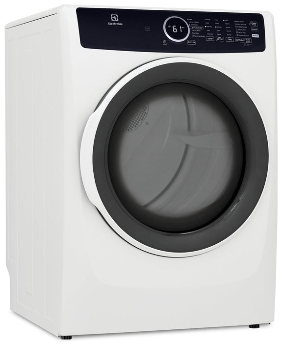 Sécheuse électrique Electrolux de 8 pi³ avec vapeur - blanche - superposable - ELFE743CAW