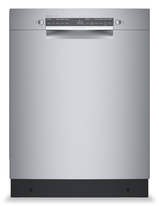 Lave-vaisselle Bosch de série 300 avec commandes à l'avant et système PrecisionWashMC - SGE53C55UC 