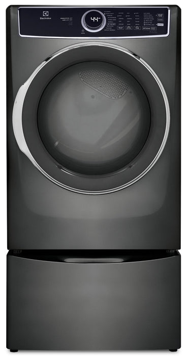 Sécheuse à gaz Electrolux de 8 pi³ avec vapeur - titane - superposable - ELFG7537AT