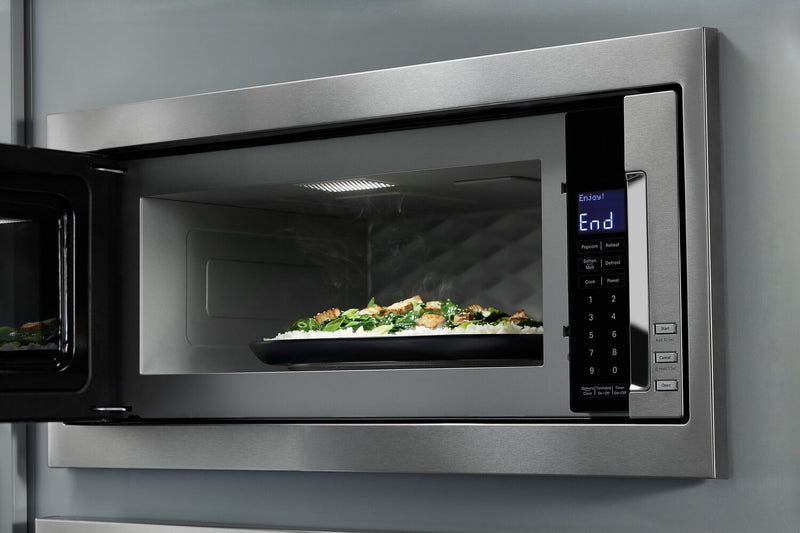 Four à micro-ondes encastré KitchenAid de 1,1 pi3 avec cuisson à 900 W - acier inoxydable - YKMBT5011KS
