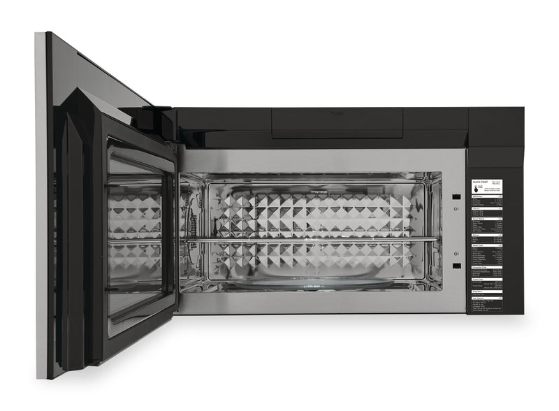 Four à micro-ondes à hotte intégrée Frigidaire Professional de 1,9 pi³ avec cuisson par convection et cuisson par capteur - acier inoxydable Smudge-ProofMD - PMOS198CAF