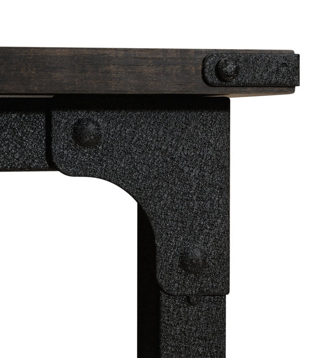 Bureau Lewis de 47,78 po avec 2 tiroirs - chêne carbone 