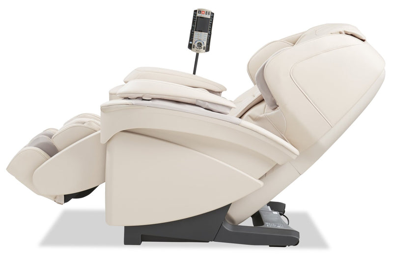Fauteuil inclinable de massage Real Pro ULTRAMC Prestige de Panasonic de 35,4 po en cuir synthétique de qualité supérieure - beige