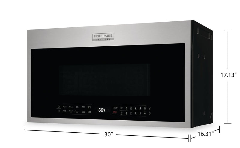 Four à micro-ondes à hotte intégrée Frigidaire Gallery de 1,9 pi³ avec cuisson par convection et cuisson par capteur - acier inoxydable Smudge-ProofMD - GMOS196CAF