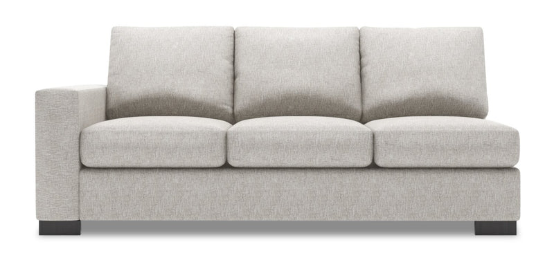 Sofa-lit de gauche Track de la collection Sofa Lab - Luxury Silver
