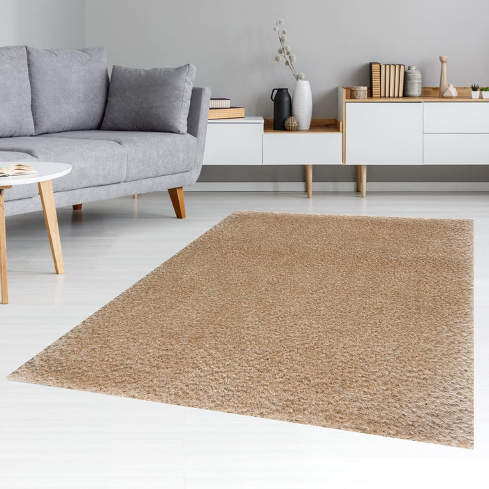 Carpette à poil long Lawson beige - 5 pi x 7 pi