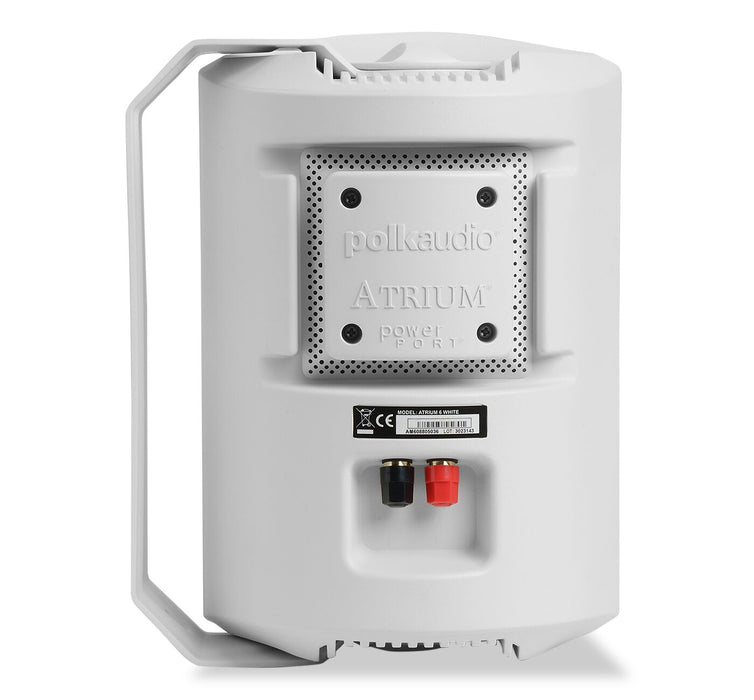 Haut-parleurs pour l’extérieur Atrium 6 de Polk Audio avec haut-parleurs individuels de 5,25 po blancs - AM6088