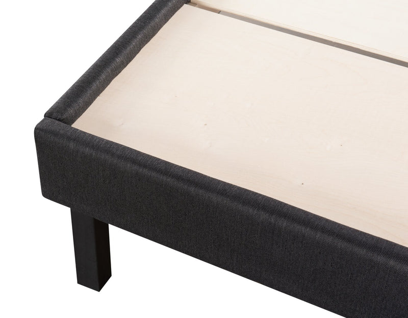 Base plateforme Breeze pour lit simple très long - gris foncé