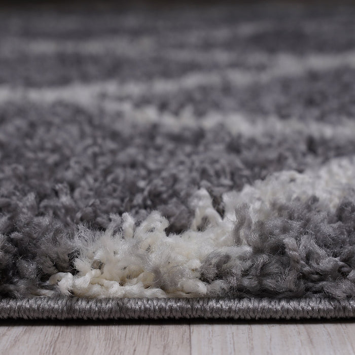 Carpette Austin grise - 5 pi x 7 pi