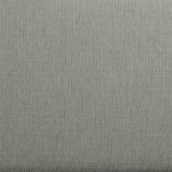 Fauteuil Kylie de Cindy Crawford Home de 32 po fabriqué au Canada en tissu d’apparence lin avec capitonnage - gris Zeus