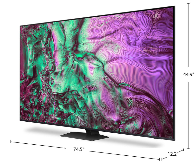 Téléviseur intelligent QLED à mini DEL Samsung UHD 4K de 85 po à 120 Hz avec Neo Quantum HDR (QN85QN85DBFXZC)