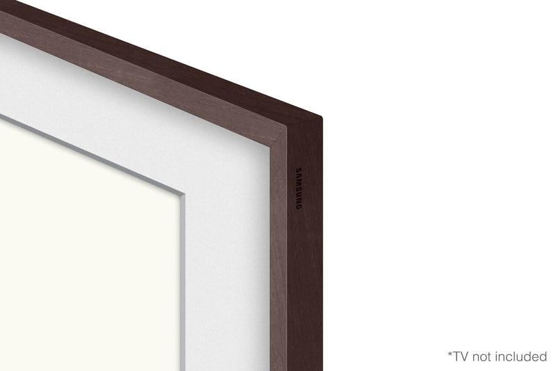 Cadre personnalisable Samsung pour 43\" The Frame TV - Brun moderne