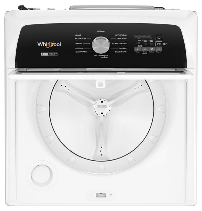 Laveuse Whirlpool à chargement par le haut de 5,4 pi³ - blanche - WTW5057LW