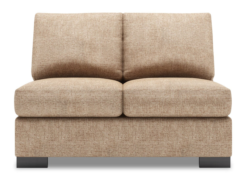 Causeuse sans accoudoirs Track de la collection Sofa Lab - Luxury Taupe