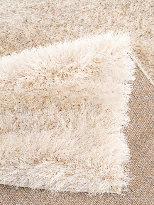 Carpette à poil long Harlow beige - 7 pi 9 po x 9 pi 5 po