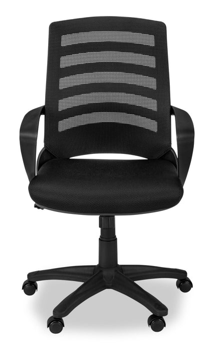 Chaise de bureau Felton de 24 po - mailles noires