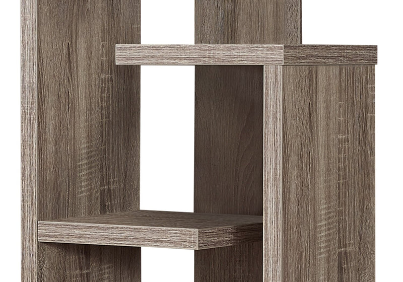 Bibliothèque ouverte Hayley de 18,5 po à 4 tablettes - taupe