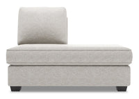 Rallonge pour fauteuil long de droite Roll de la collection Sofa Lab - Luxury Silver