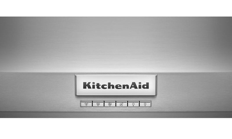 Hotte de cuisinière murale à pavillon KitchenAid de style commercial de 48 po - KVWC958KSS