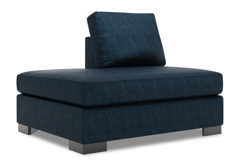 Rallonge pour fauteuil long de gauche Track de la collection Sofa Lab - Luxury Indigo