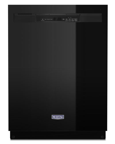 Maytag Front-Control Dishwasher with Dual Power Filtration - MDB4949SKB - Dishwasher in Black 