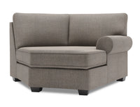  Fauteuil Cuddler de droite Roll de la collection Sofa Lab - Luna Smoke 