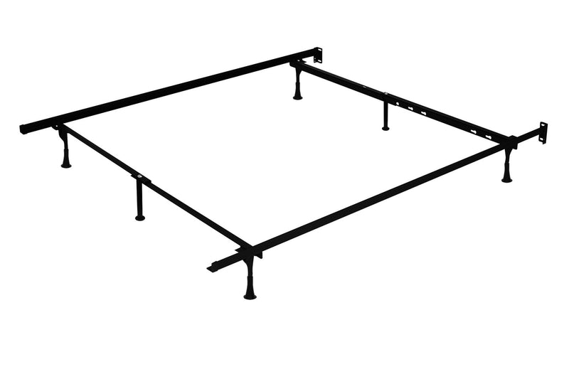 Cadre de lit coulissant en métal pour lit simple et lit double