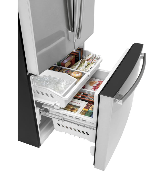 Réfrigérateur GE de 27 pi³ et de 36 po à portes françaises - acier inoxydable - GNE27JYMFS