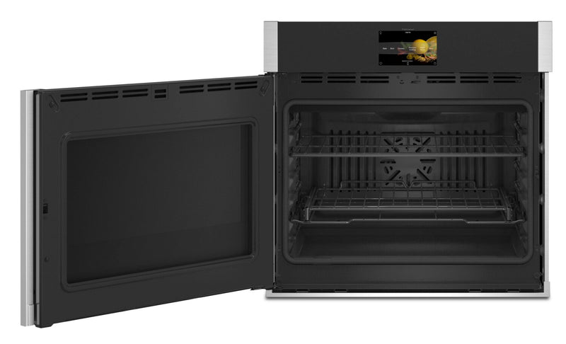 Four mural électrique Profile de 5 pi³ et de 30 po avec convection européenne véritable avec air direct - acier inoxydable - PTS700LSNSS