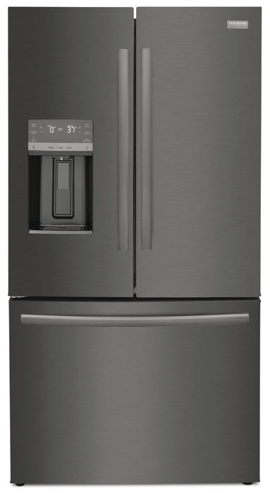 Réfrigérateur Frigidaire Gallery de 22,6 pi³ et de 36 po de profondeur comptoir à portes françaises - acier inoxydable noir Smudge-ProofMD - GRFC2353AD