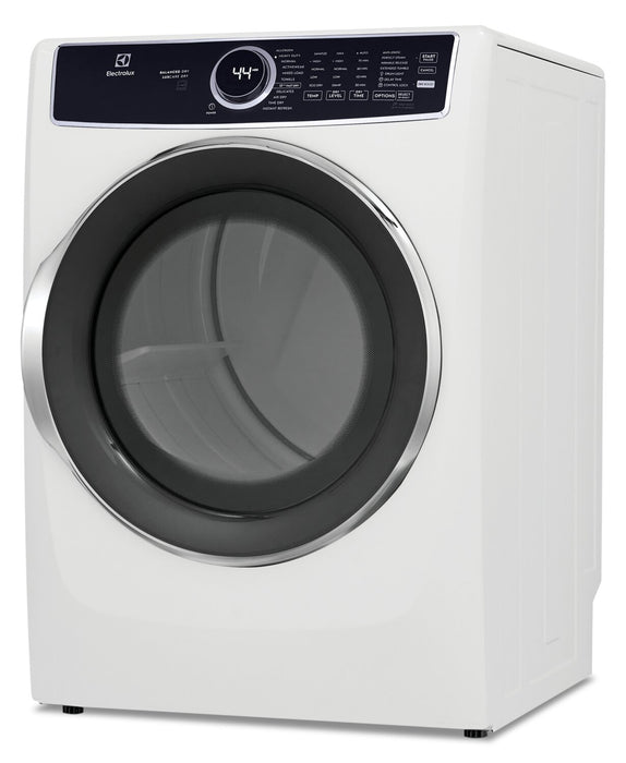 Sécheuse à gaz Electrolux de 8 pi³ avec vapeur - blanche - superposable - ELFG7537AW